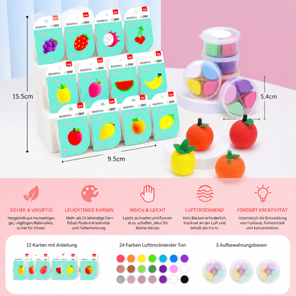 DIY-Lufttrocknendes Ton-Bastelset für Kinder