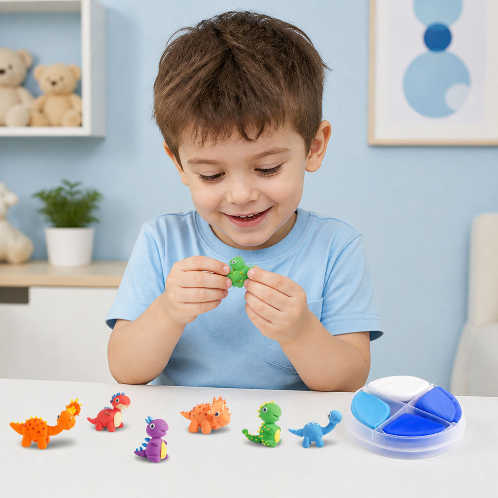 DIY-Lufttrocknendes Ton-Bastelset für Kinder