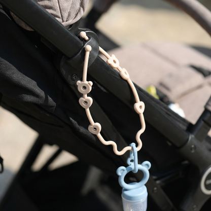 Silikon Baby-Kette mit Anti-Verlust-Schutz – für Schnuller & Spielzeug (5 Stück)