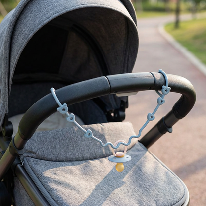 Silikon Baby-Kette mit Anti-Verlust-Schutz – für Schnuller & Spielzeug (5 Stück)