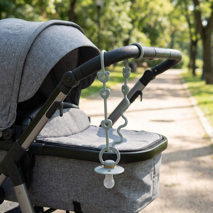 Silikon Baby-Kette mit Anti-Verlust-Schutz – für Schnuller & Spielzeug (5 Stück)