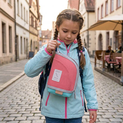 2-in-1 Pop-Up Federmäppchen mit Stiftehalter – Platzsparender Schreibtisch-Organizer