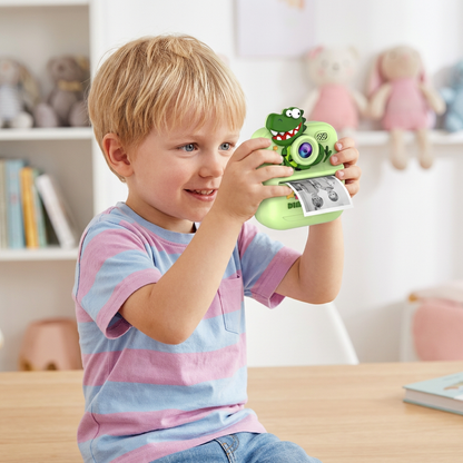 Kinder Sofortbildkamera mit Mini-Thermodrucker – Dual-Kamera & HD-Video (1080p)
