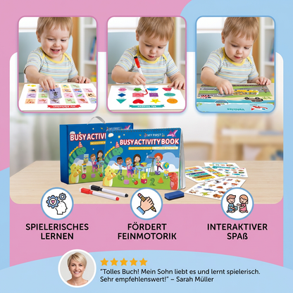 Montessori Beschäftigungsbuch für Kinder – Spielerisches Lernen & Frühförderung