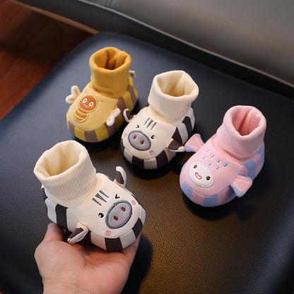 Kuschelweiche Baby-Socken-Schuhe – Warm, Rutschfest & Bequem