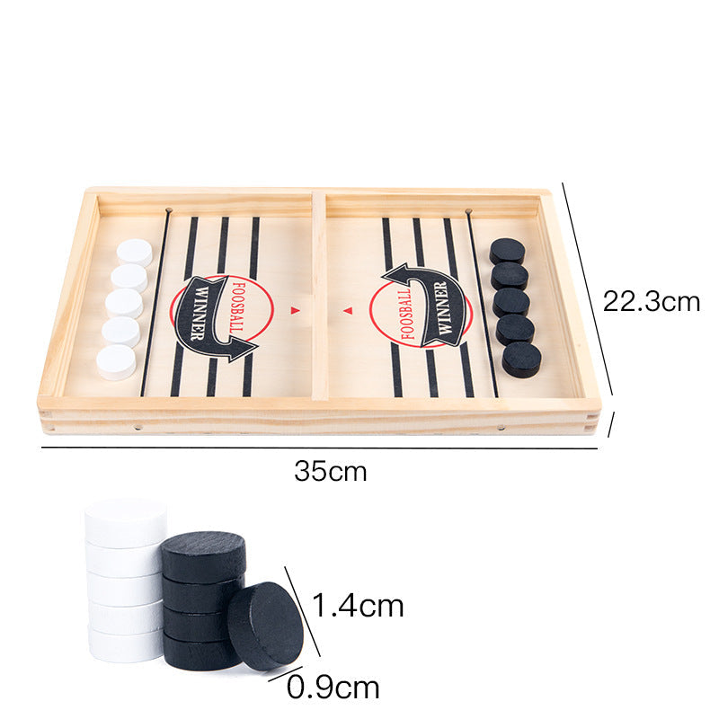 Schleuder Schach Brettspiel aus Holz