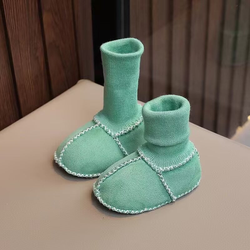 Warme Baby Schuhe mit Fellfutter