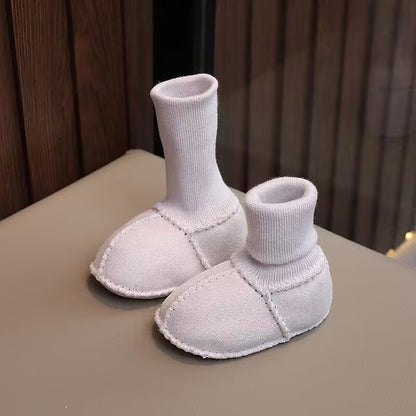 Warme Baby Schuhe mit Fellfutter