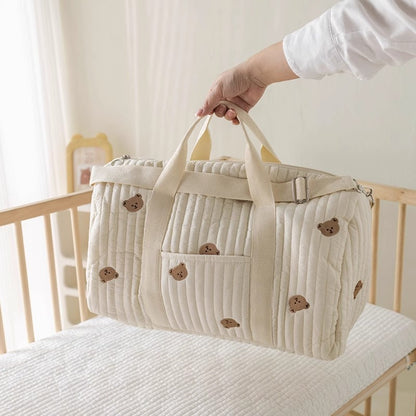 Große Mammi Baby Tasche - Platz für alles was Mütter brauchen!
