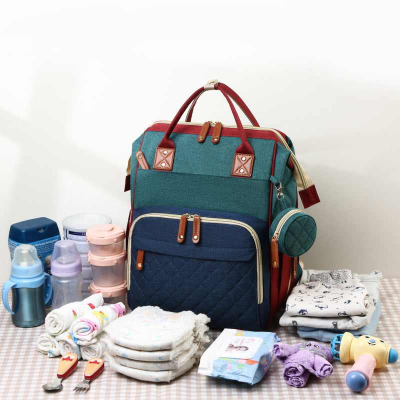 2in1 Baby Rucksack mit integriertem Wickelbett – Wolkenschaukel