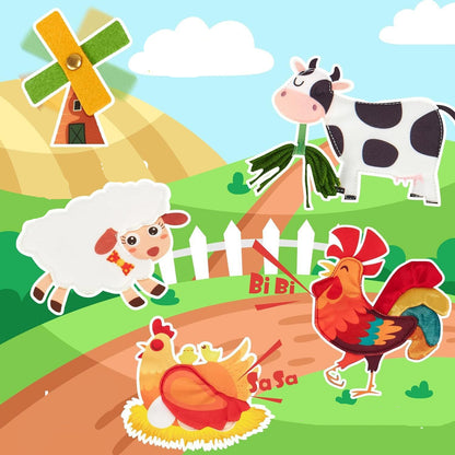 Pädagogisches Montessori Farm Geschichten Buch