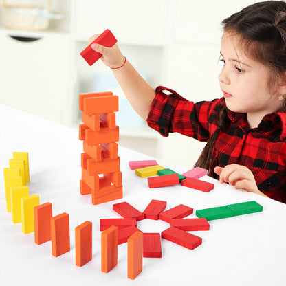 Montessori Holz Domino Steine