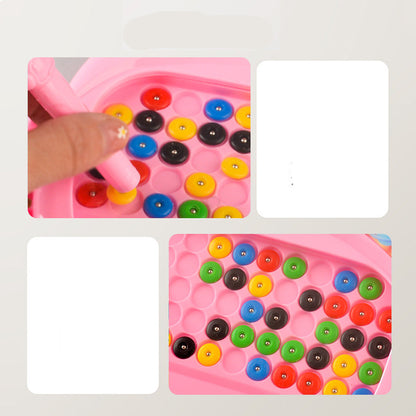 Magnetisches Stift und Perlen Zeichenbrett - Perfekt für Unterwegs!