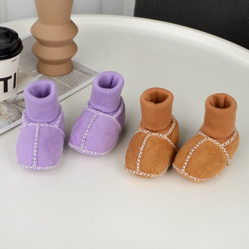 Warme Baby Schuhe mit Fellfutter