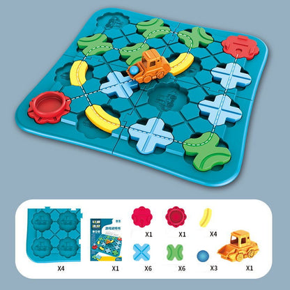 Montessori Straßen-Puzzle