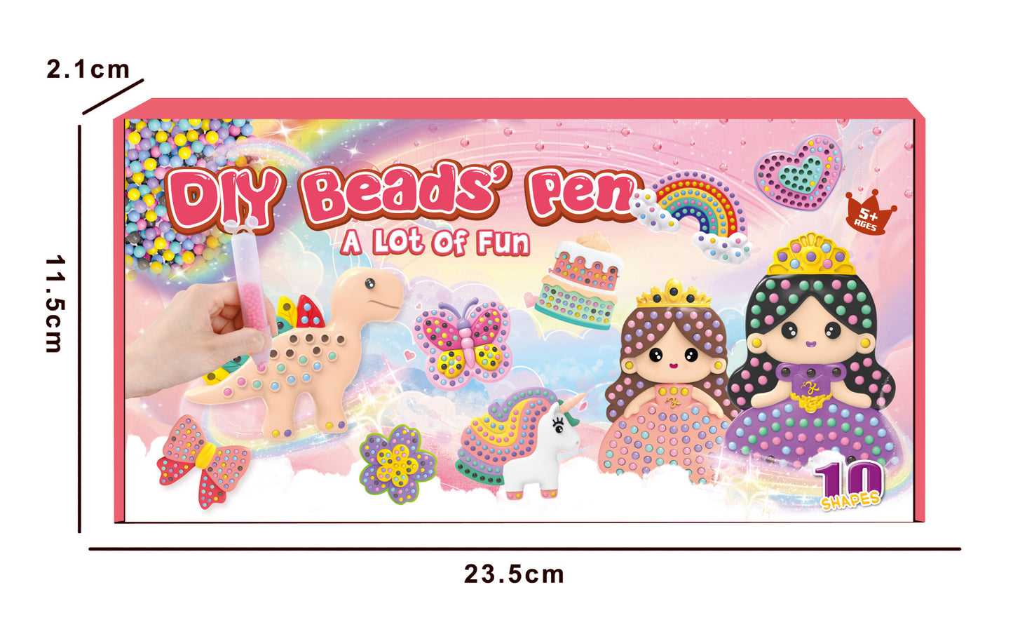 Zauberhafte Perlenmalerei – DIY Set für Kinder