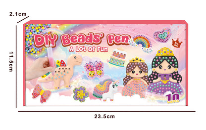 Zauberhafte Perlenmalerei – DIY Set für Kinder