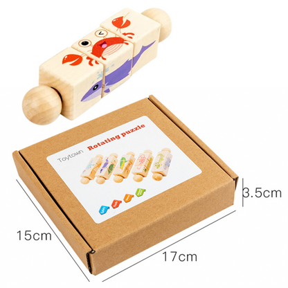 Drehspaß & Entdecken – Holzpuzzle Für Kinder