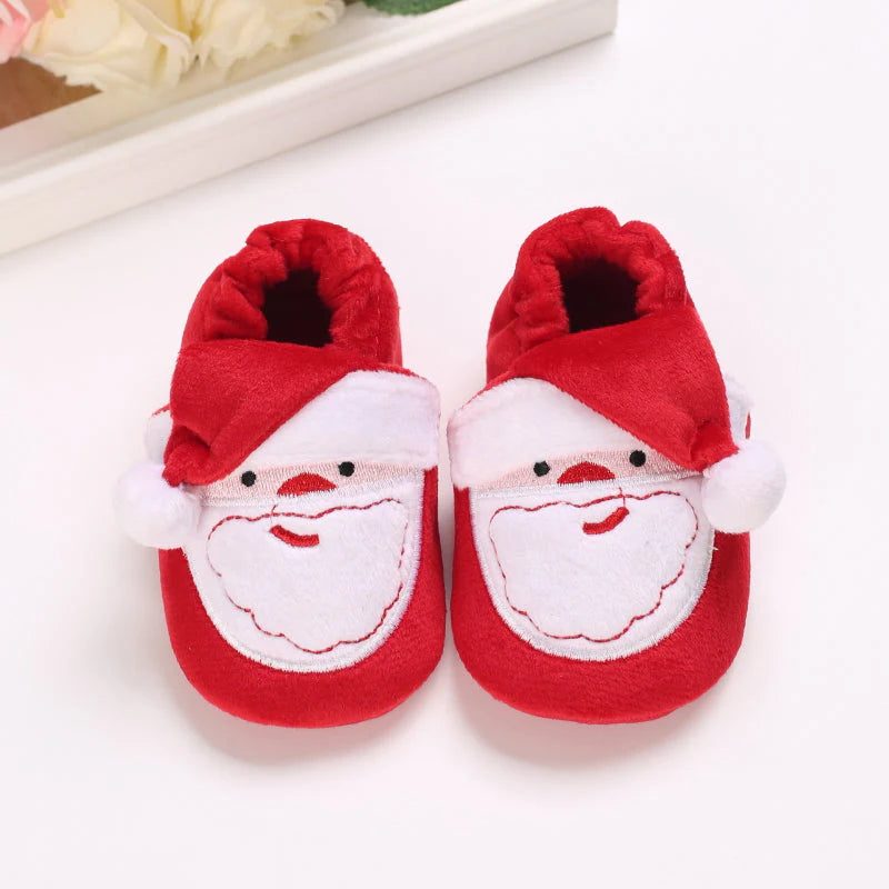 Weihnachtshausschuhe für Kinder - Süße Rentier & Santa Designs
