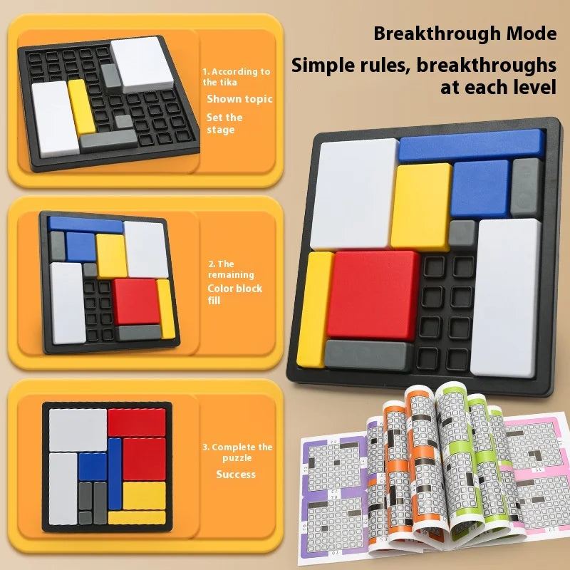 Kreatives geometrisches Block-Puzzlespiel