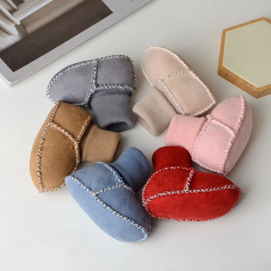 Warme Baby Schuhe mit Fellfutter