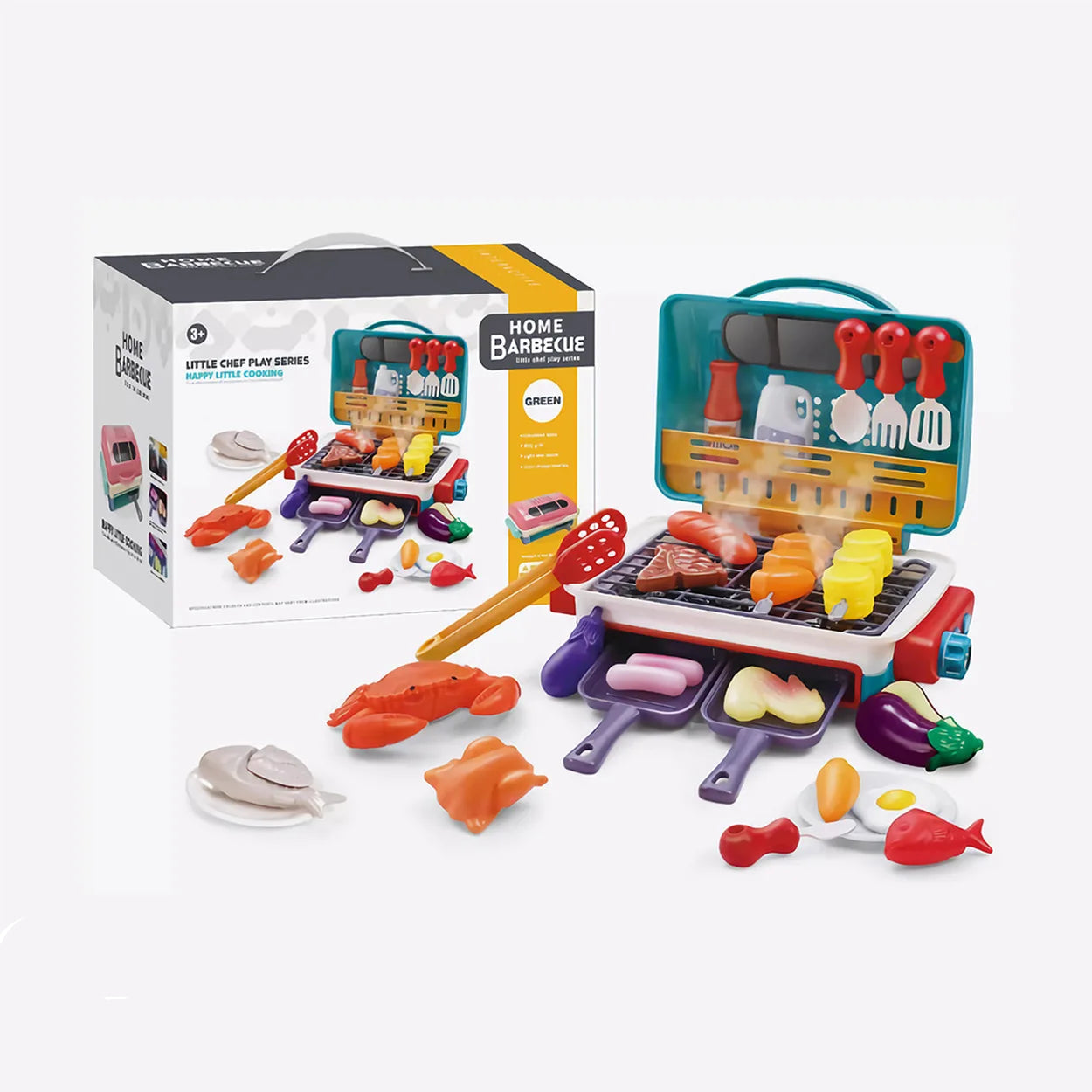 Mein erster BBQ-Grill – Kinderküche mit Rauch-Effekt und farbwechselnden Lebensmittel