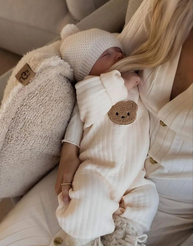 Babystrampler mit Bärchen-Motiv – Für Frühling und Herbst