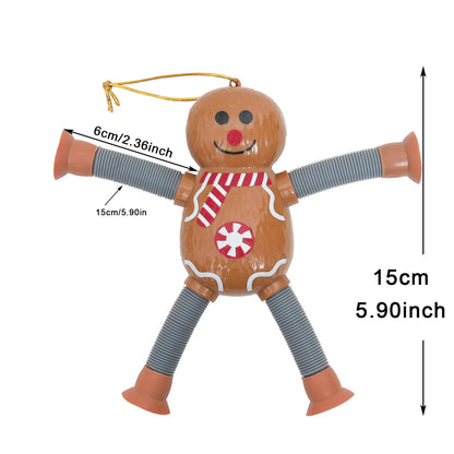 Weihnachtliche Sensorische Saugnapf Baby Spielzeug Figuren