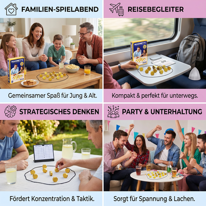 Magnetisches Strategie-Spiel – Interaktives Geschicklichkeitsspiel für die ganze Familie