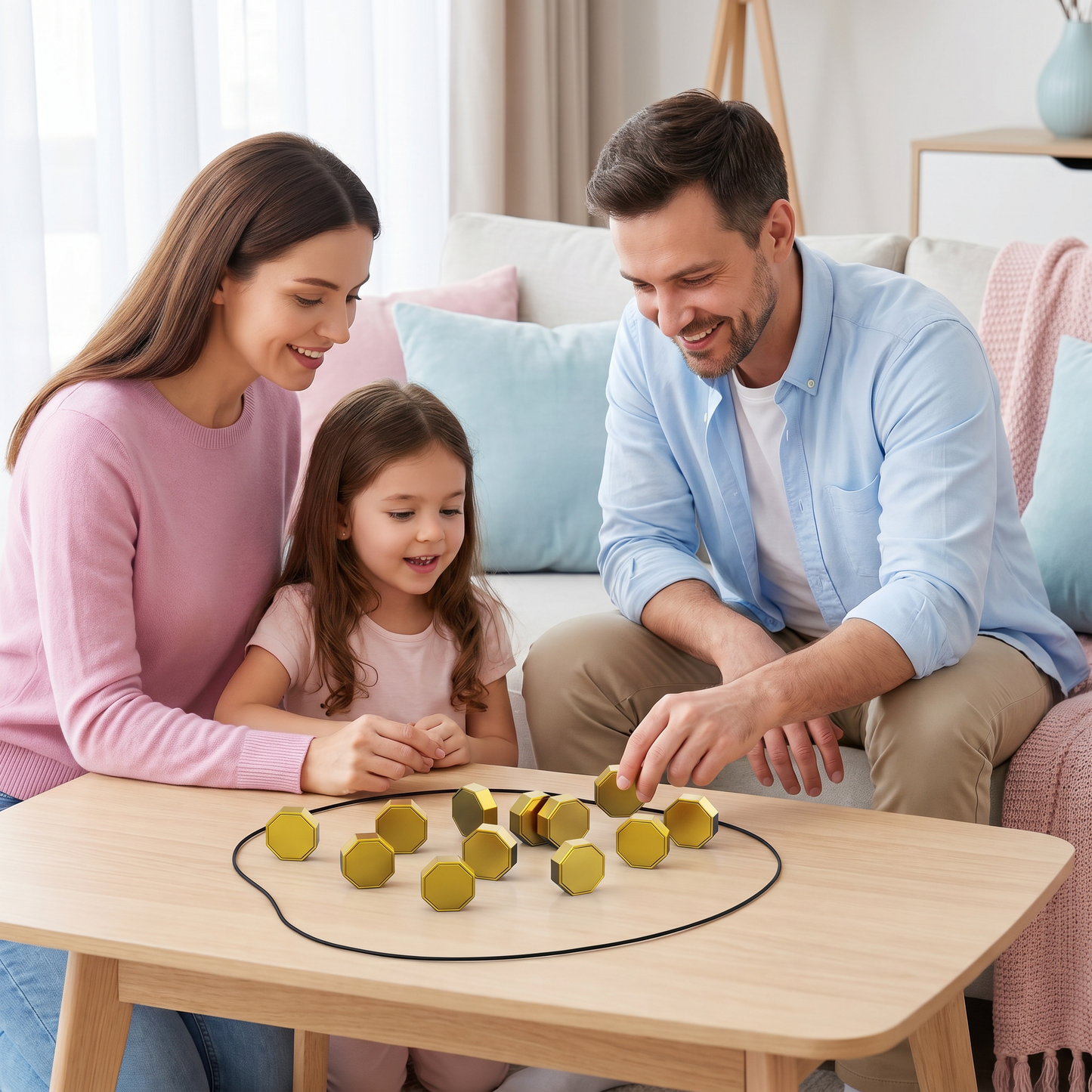 Magnetisches Strategie-Spiel – Interaktives Geschicklichkeitsspiel für die ganze Familie