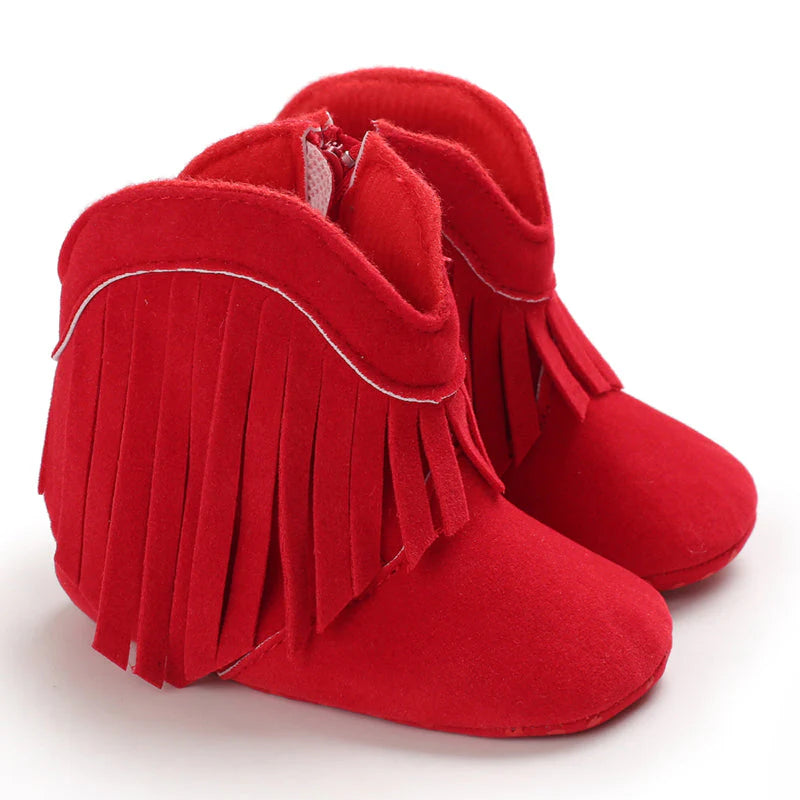 Cowboystiefel für Mädchen mit Fransen – Starker Look und Komfort