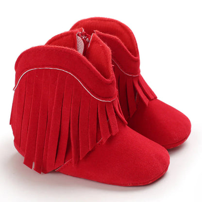 Cowboystiefel für Mädchen mit Fransen – Starker Look und Komfort