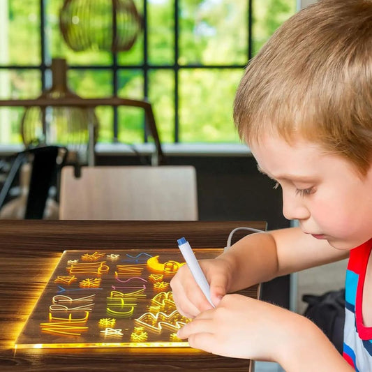 Leuchtendes LED Zeichenbrett für Kinder