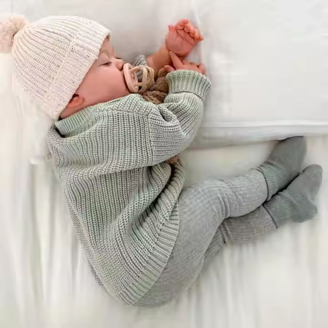 Weicher Gestrickter Kinderpullover – Bequem und Kuschelig für Jeden Tag