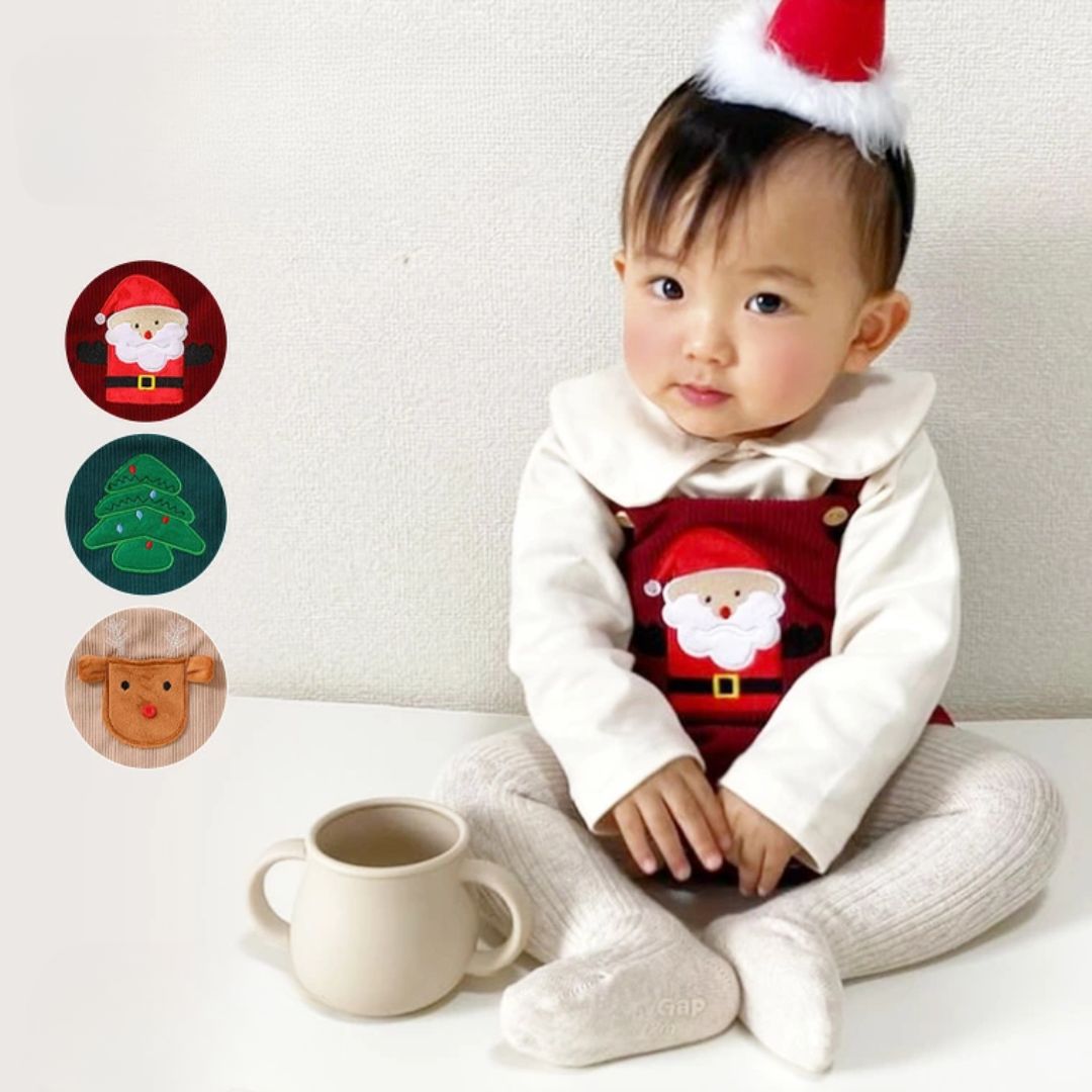 Weihnachtsstrampler für Babys – Niedlicher Overall mit Weihnachtsdesign