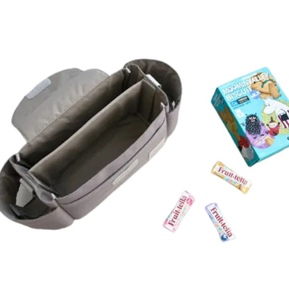 Kinderwagen Organizer Wickeltasche – Kompakte Tasche mit Getränkehalter
