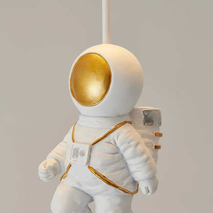 Moderne Mond/Astronaut LED-Deckenleuchte für Kinderzimmer