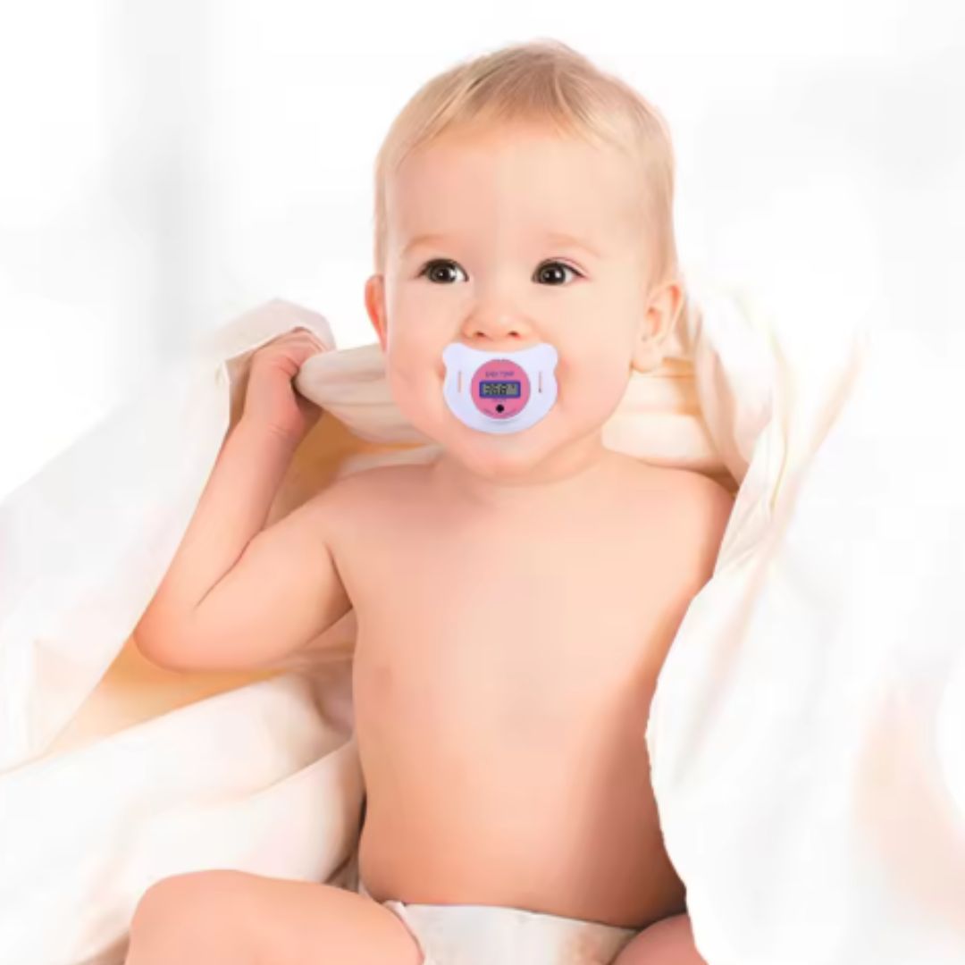 Digitales Baby-Thermometer als Schnuller
