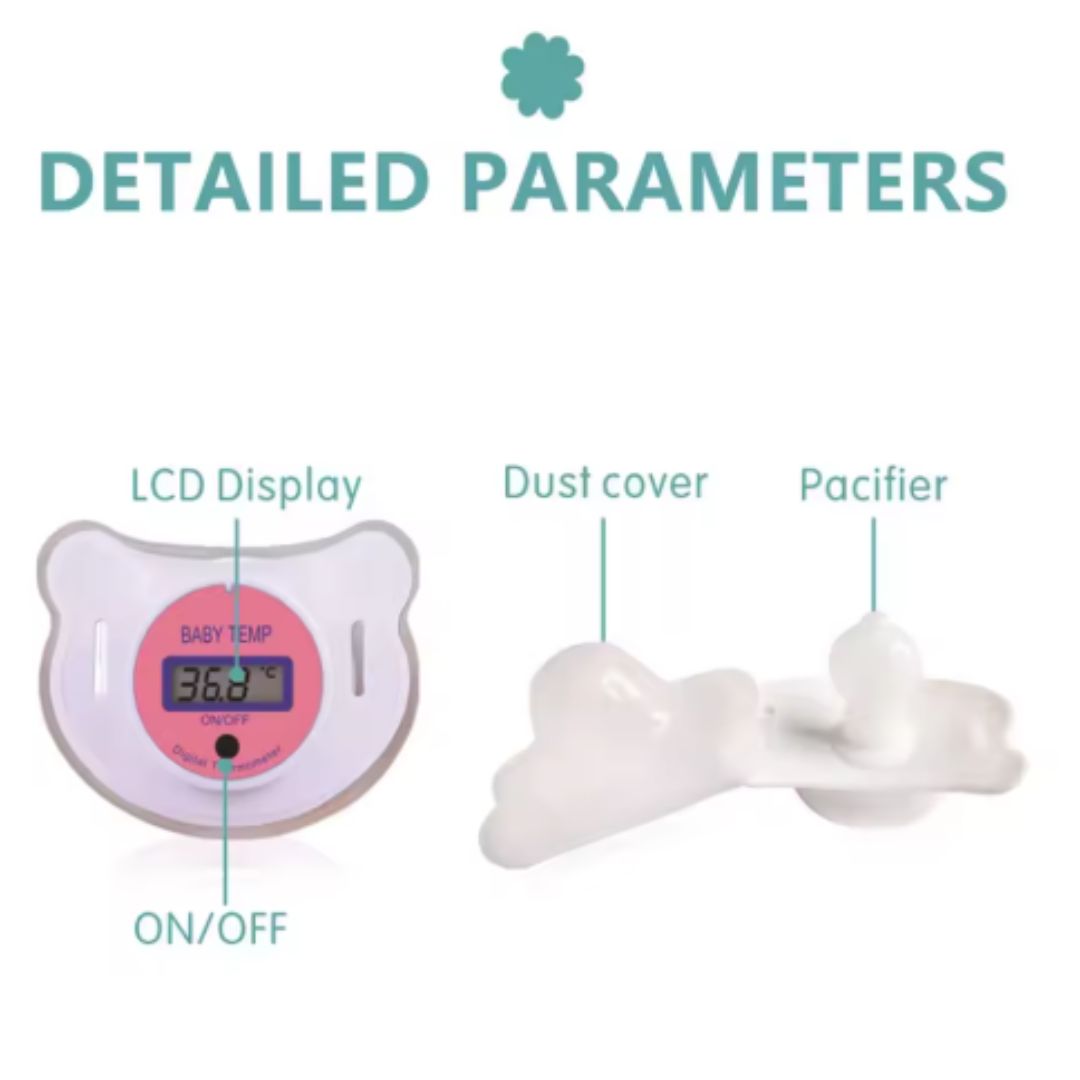 Digitales Baby-Thermometer als Schnuller