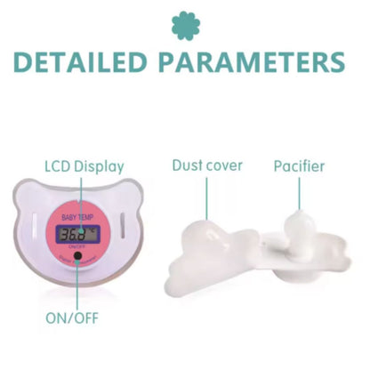 Digitales Baby-Thermometer als Schnuller