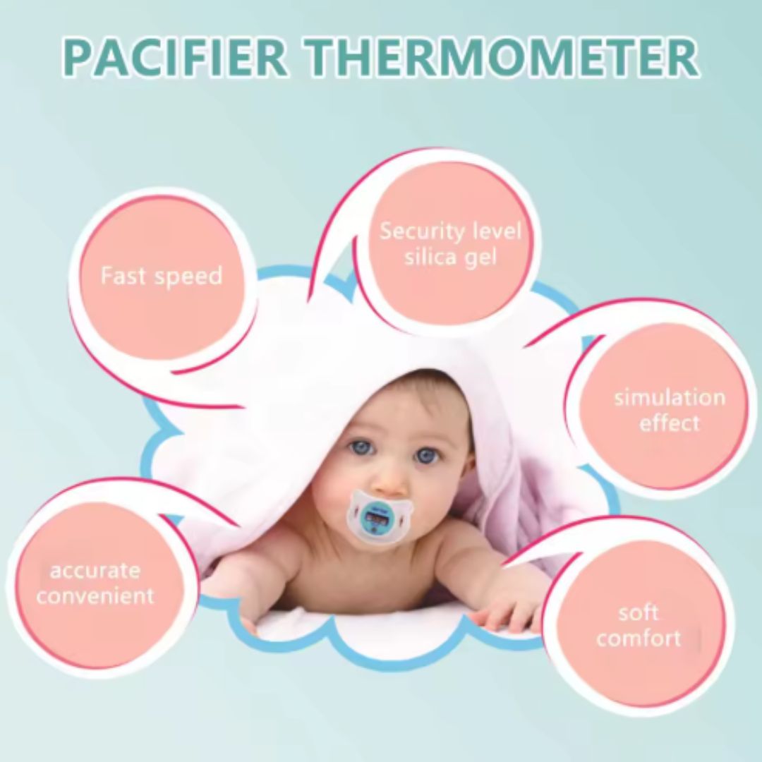 Digitales Baby-Thermometer als Schnuller