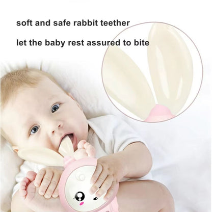 Süßes Baby-Beißspielzeug – Hasen-Design mit bunten Perlen für Zahnung