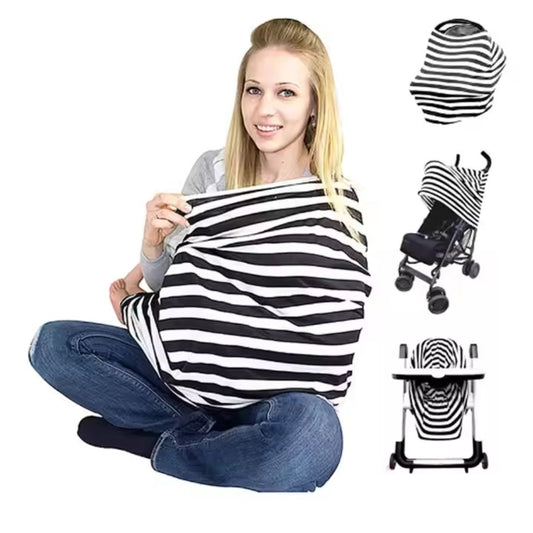 Multifunktionales Stilltuch & Kinderwagenbezug – Sichtschutz für Mamas und Babys