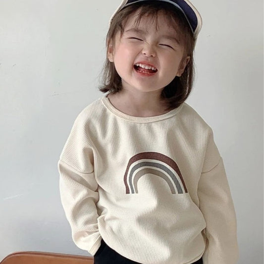 Zeitloses Langarmshirt – Bequemer Baumwoll-Pullover für Kinder