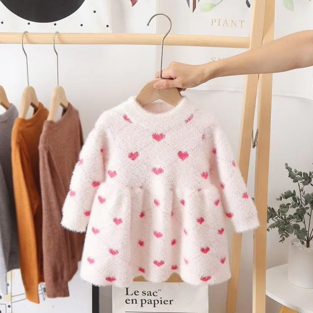 Schön Warm - Fleece-Kleid für Kinder