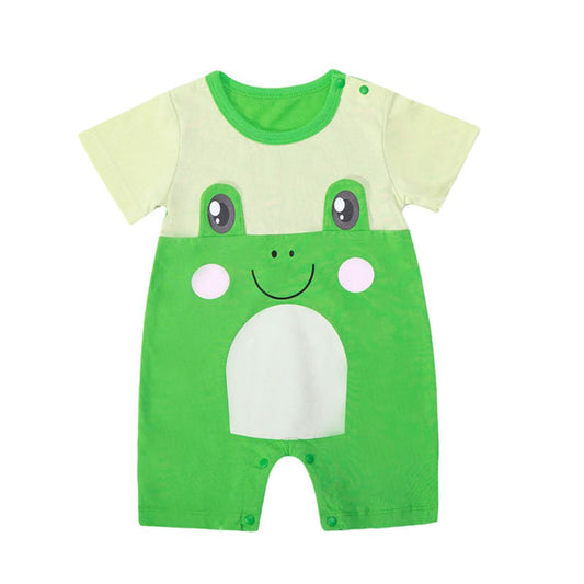 Weich für Babyhaut – Frosch-Pyjama mit niedlichem Design