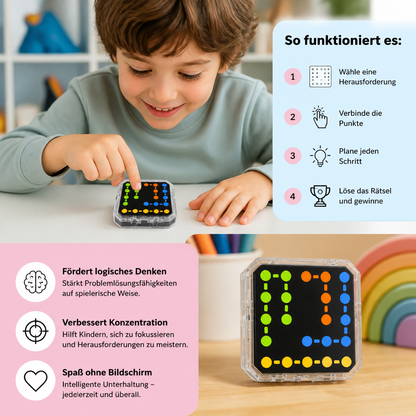 Smartes LED-Logik-Puzzlespiel – Über 800 knifflige Gehirntraining-Level
