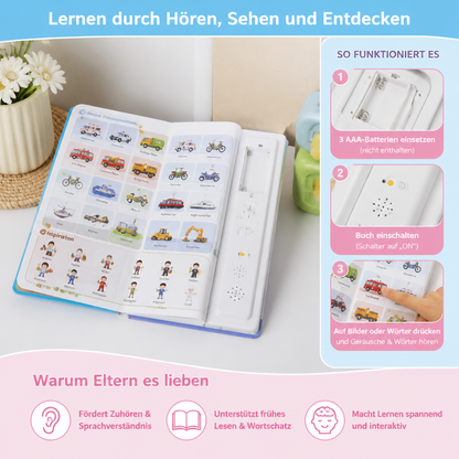 Interaktives Englisch-Soundbuch für Kinder – Antippen, Anhören & Spielerisch Lernen