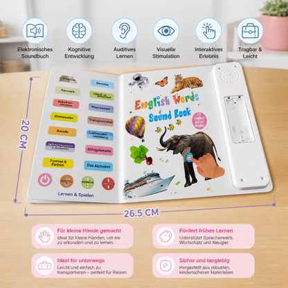 Interaktives Englisch-Soundbuch für Kinder – Antippen, Anhören & Spielerisch Lernen