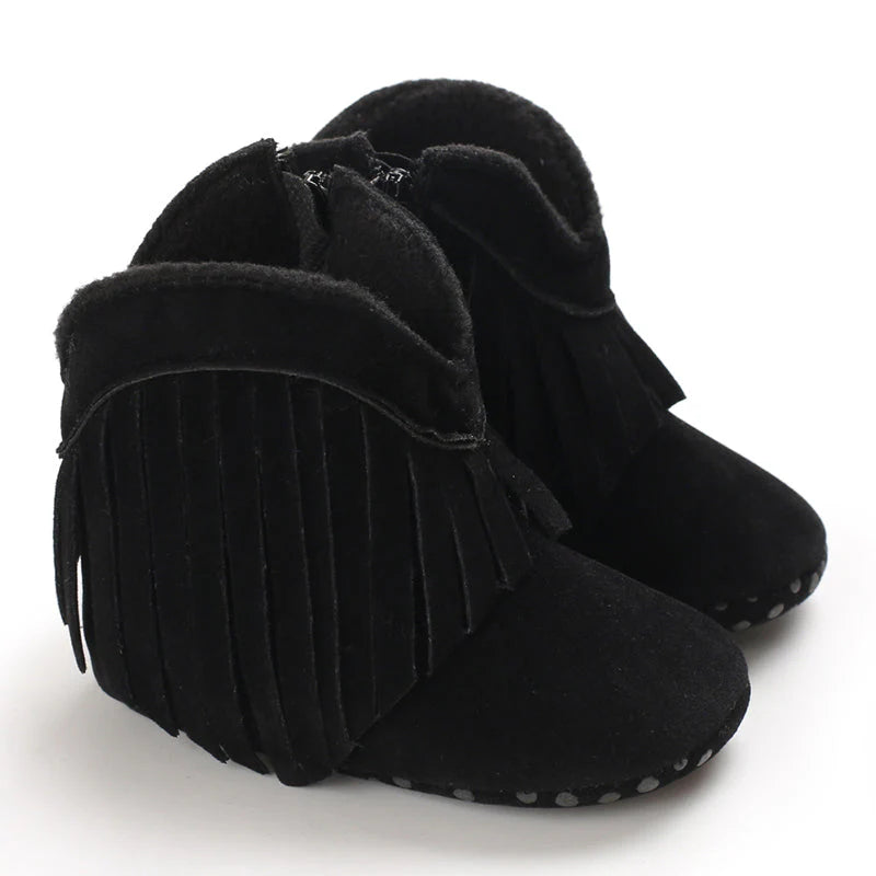 Cowboystiefel für Mädchen mit Fransen – Starker Look und Komfort